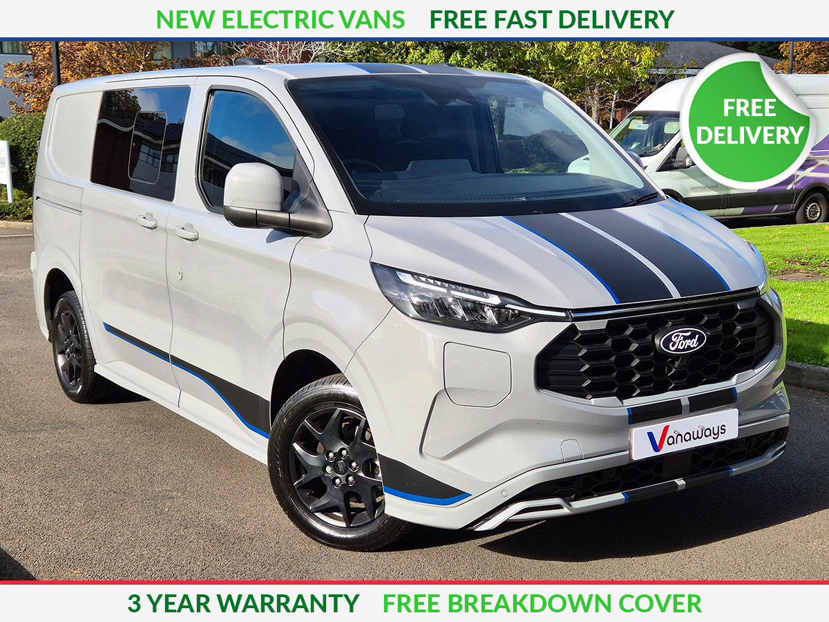 Ford Transit Custom 2.5 PHEV 232ps H1 Double Cab Van Sport Auto